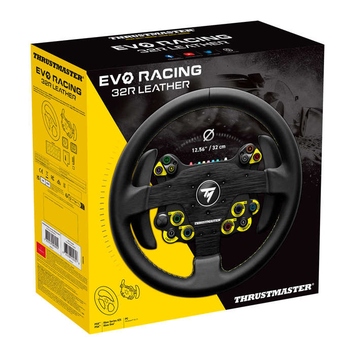 Thrustmaster Evo Racing 32R Leather Racing Wheel PS4 PS5 Xbo