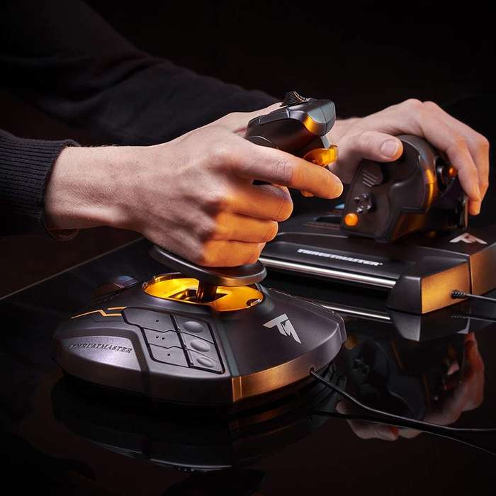 Thrustmaster T 16000M HOTAS WW Flight Stick TWCS Throttle PC