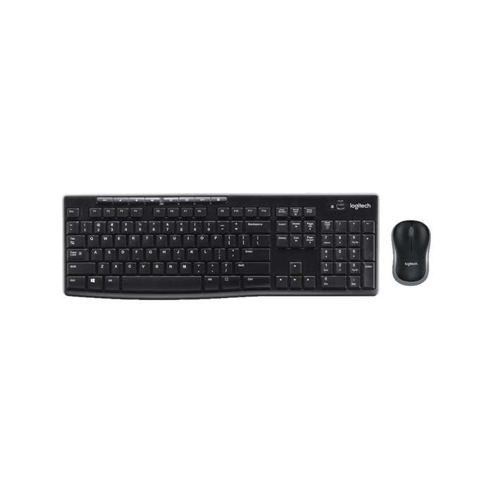 LOGITECH MK270 WIRELESS KEYBOARD AND MOUSE COMBO |  BLACK