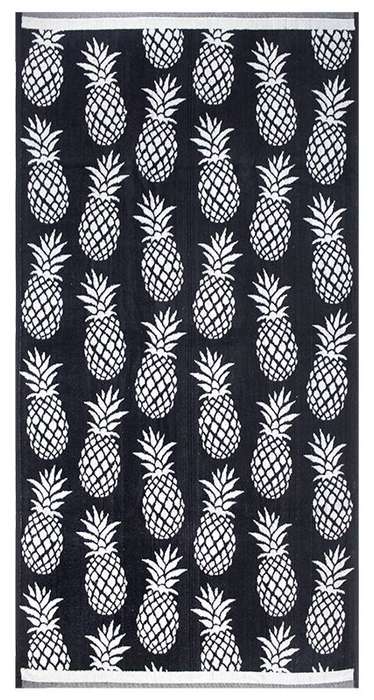 Bunty's Beach Towel 0700 - Design 199 - 090x180cms - Pineapple - Slightly Imperfect - 730GMS