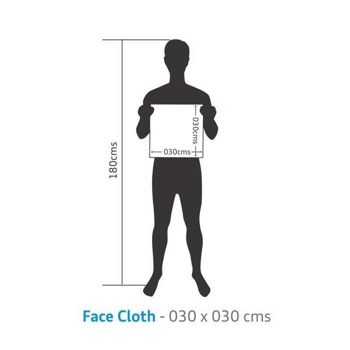 Bunty's Plush 450GSM Face Cloths - 030x030cms