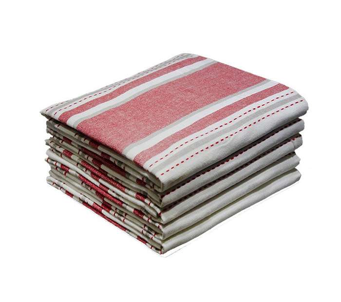 Bunty's Kitchen Towel - Design 2096 - 045x070cms - (05 Pc Pack) - Stripes