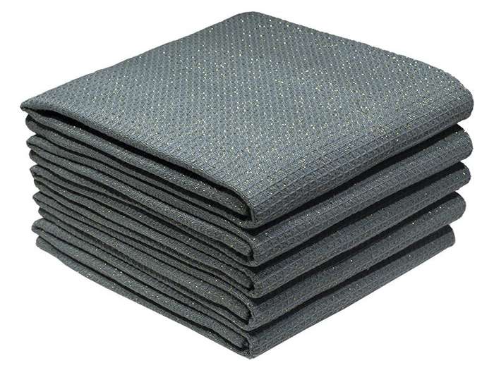 Bunty's Kitchen Towel - Design 2306 - 055x070cms - (05 Pc Pack) - Plain with Glitters