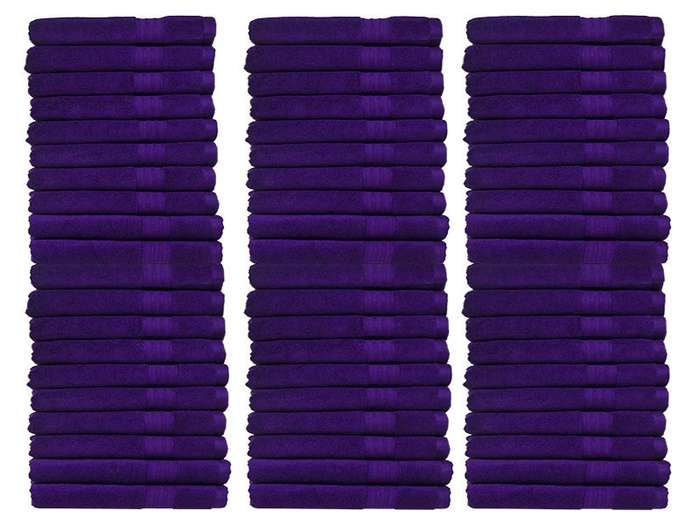 Bunty's Luxurious 570 GSM Zero Twist Hand Towels - 8 Colours - 60 Piece Pack