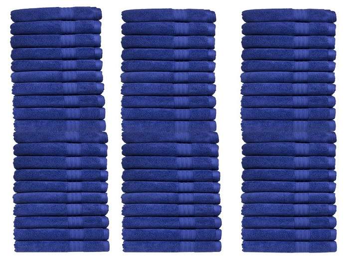 Bunty's Luxurious 570 GSM Zero Twist Hand Towels - 8 Colours - 60 Piece Pack