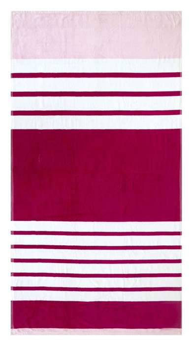 Bunty's Beach Towel 0700 - Design 258 - Slightly Imperfect - 097x188cms - Stripes - 734GMS