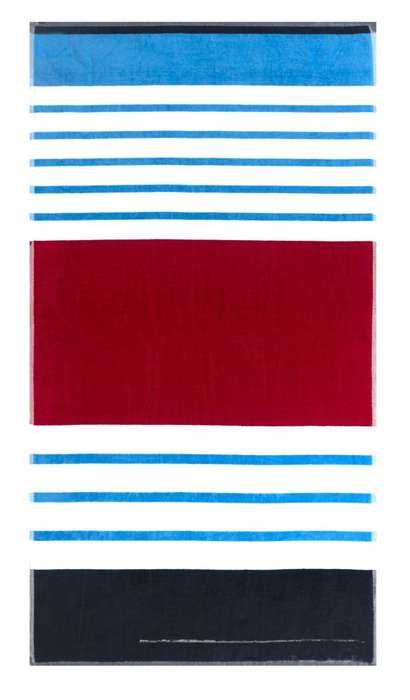 Bunty's Beach Towel 0700 - Design 258 - Slightly Imperfect - 097x188cms - Stripes - 734GMS