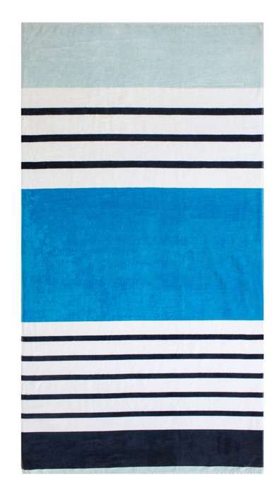 Bunty's Beach Towel 0700 - Design 258 - Slightly Imperfect - 097x188cms - Stripes - 734GMS