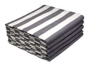 Bunty's Kitchen Towel - Design 2441 - 067x088cms - (05 Pc Pack) - Stripes