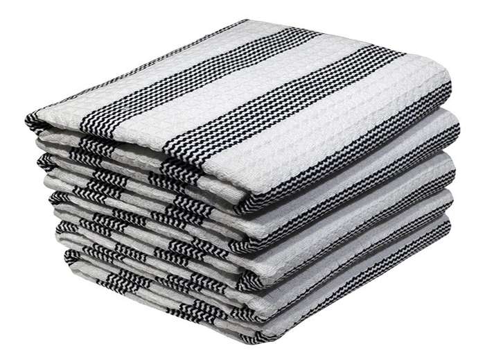Bunty's Kitchen Towel - Design 2330 - 049x067cms - (05 Pc Pack) - Stripes