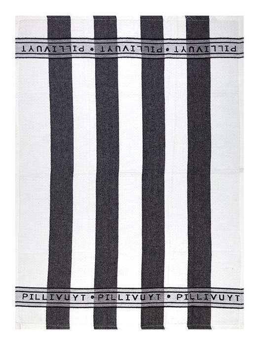 Bunty's Kitchen Towel - Design 2333 - 062x091cms - (05 Pc Pack) - Stripes - Black