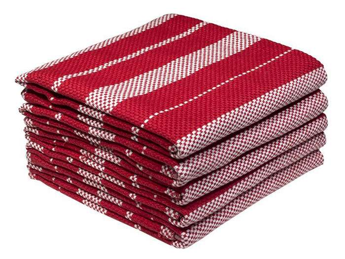 Bunty's Kitchen Towel - Design 2482 - 052x068cms - (05 Pc Pack) - Sripes