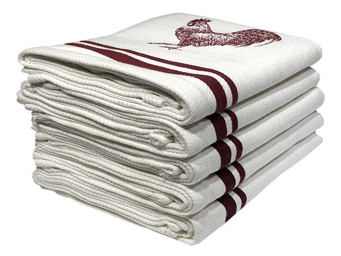 Bunty's Kitchen Towel - Design 2536 - 046x072cms - (05 Pc Pack) - Chicken