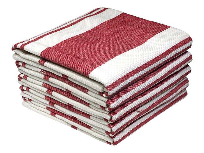 Bunty's Kitchen Towel - Design 2439 - 050x069cms - (05 Pc Pack) - Stripes