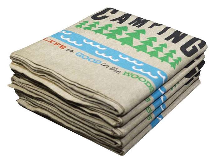Bunty's Kitchen Towel - Design 2645  - 049x072cms - (05 Pc Pack) - Camping