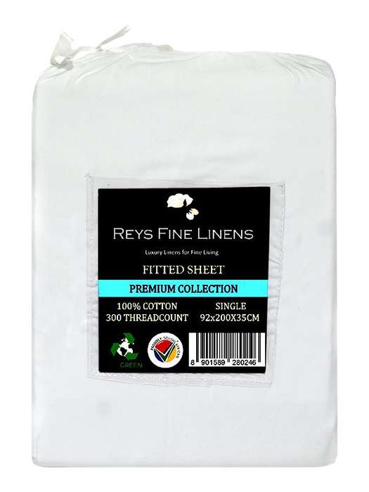 Rey's Fine Linen - Premium Collection - Fitted Sheet