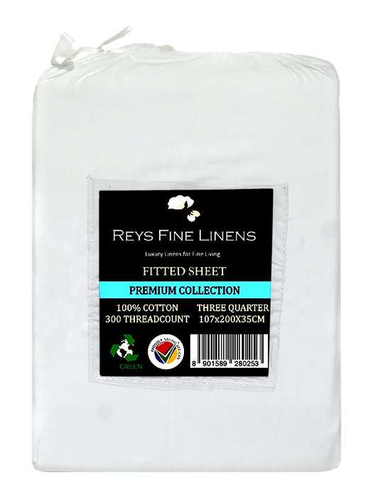 Rey's Fine Linen - Premium Collection - Fitted Sheet