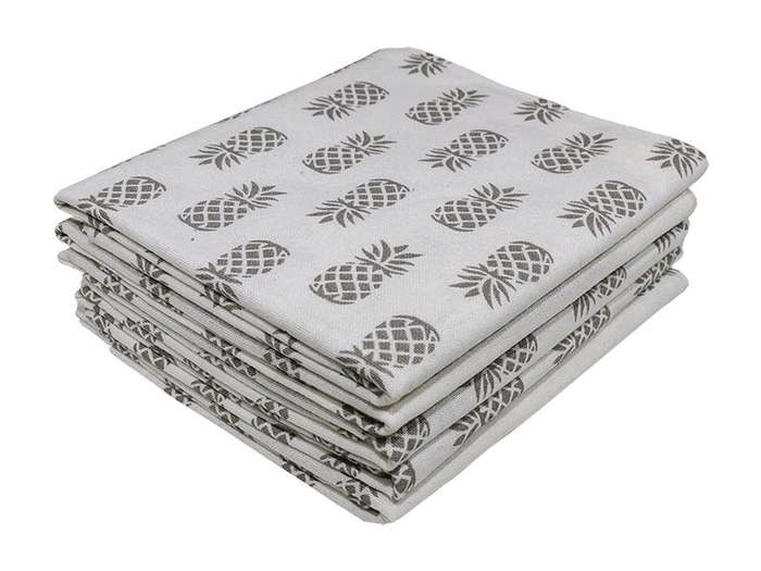 Bunty's Kitchen Towel - Design 2768 - 046x072cms - (05 Pc Pack) - Pineapples