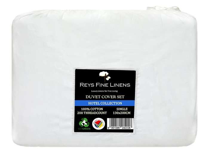 Rey's Fine Linen - Hotel Collection - Oxford Duvet Cover Set