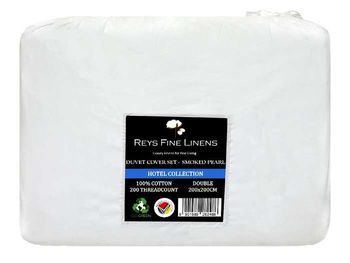 Rey's Fine Linen - Hotel Collection - Oxford Duvet Cover Set