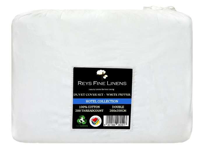 Rey's Fine Linen - Hotel Collection - Oxford Duvet Cover Set
