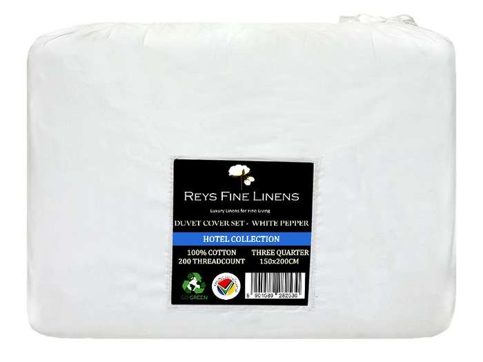 Rey's Fine Linen - Hotel Collection - Oxford Duvet Cover Set