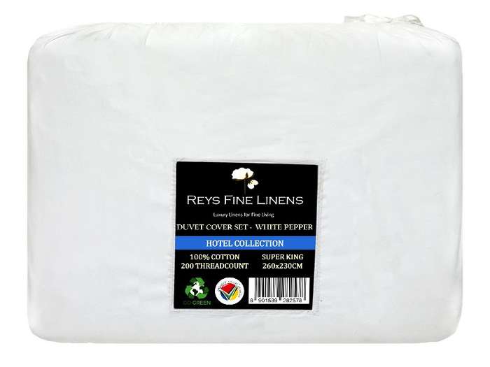 Rey's Fine Linen - Hotel Collection - Oxford Duvet Cover Set