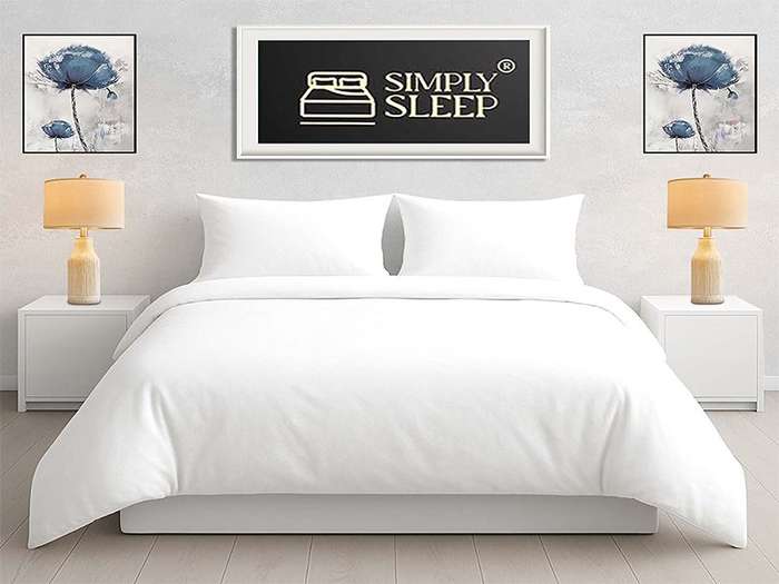 Simply Sleep - Everyday Collection Duvet Cover Set - Plain - 90GSM