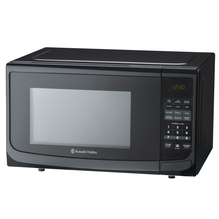 Russell Hobbs 30L Electronic Black Mirror Finish Microwave RHEM31L
