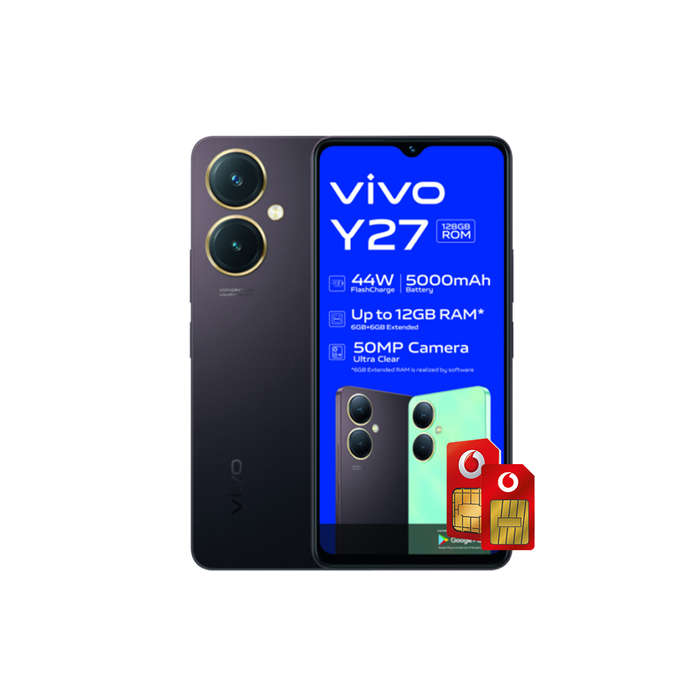 Vivo Y27 Burgundy Black 128GB Dual SIM