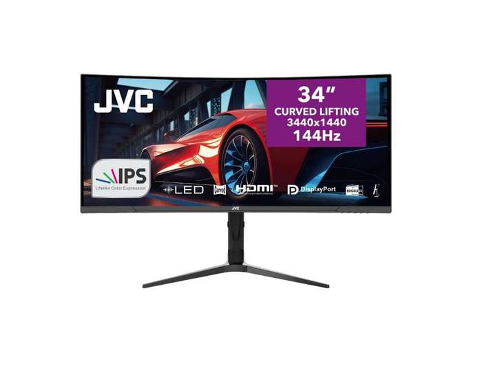 JVC Ultrawide IPS Curved 34" 3440 x 1440p WQHD
