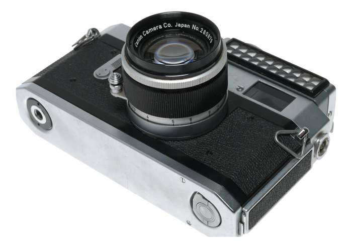 Canon P Camera rangefinder with Leica screw mount 1.8/50mm lens cased