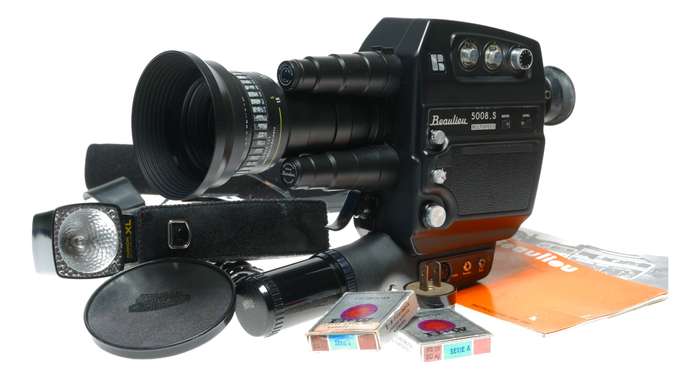 Beaulieu 5008 S Super 8 Movie Camera Cine Kit Case