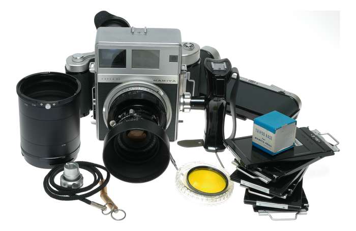 Mamiya Press Super 23 camera 100mm f/3.5 Grip set Xtra
