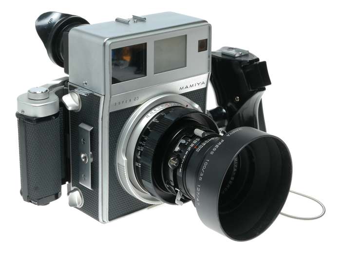 Mamiya Press Super 23 camera 100mm f/3.5 Grip set Xtra