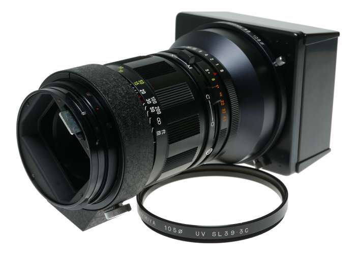 Mamiya-Sekor 250mm f/5 Lens for Press 23 System with Hood set