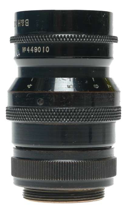 Bell Howell 3 inch f/4 Telate Cine Lens C-Mount for Bolex Beaulieu