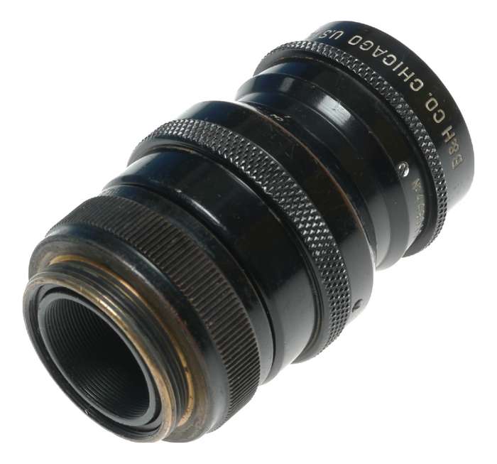 Bell Howell 3 inch f/4 Telate Cine Lens C-Mount for Bolex Beaulieu