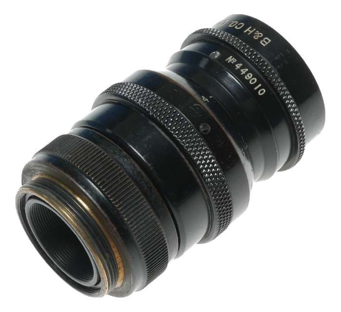 Bell Howell 3 inch f/4 Telate Cine Lens C-Mount for Bolex Beaulieu