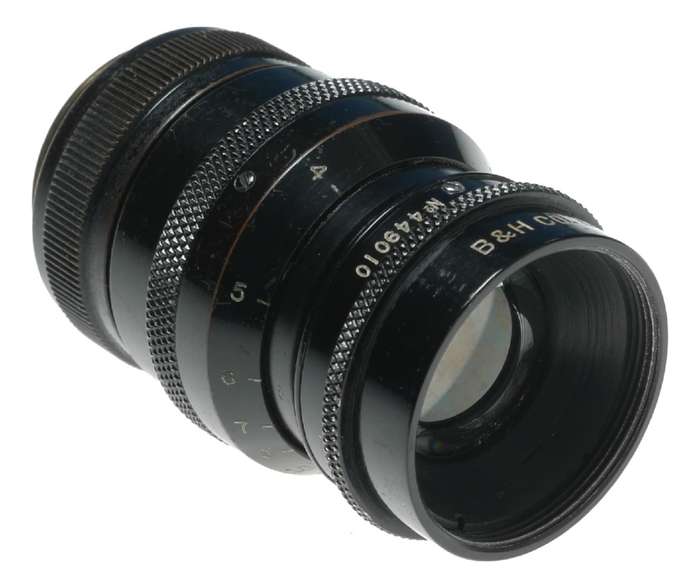 Bell Howell 3 inch f/4 Telate Cine Lens C-Mount for Bolex Beaulieu