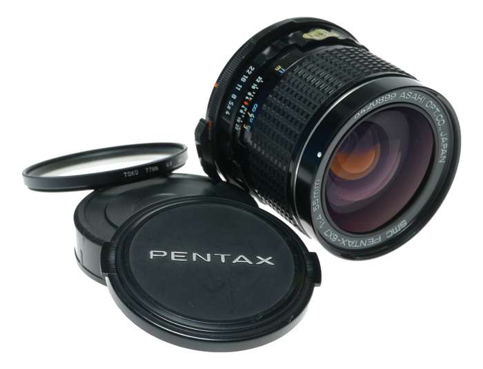 Pentax SMC 55mm f/4 for 6x7 67 67ii Medium Format camera lens