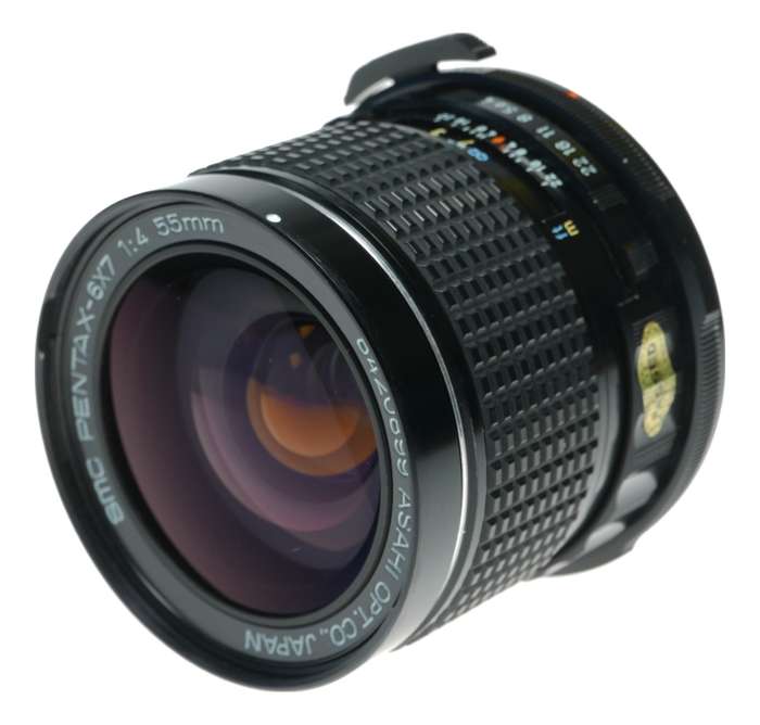 Pentax SMC 55mm f/4 for 6x7 67 67ii Medium Format camera lens