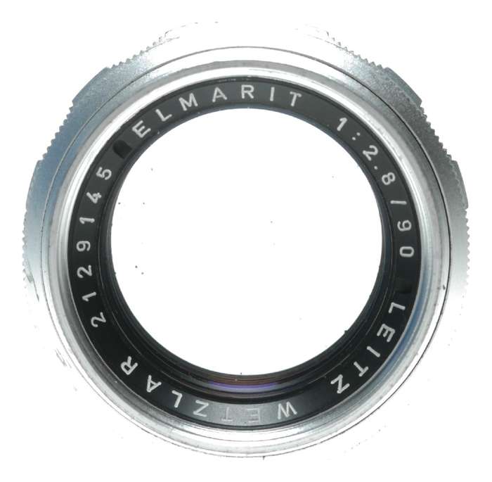 Leica Elmarit 90mm f/2.8 LTM LTM/M39 Silver camera lens