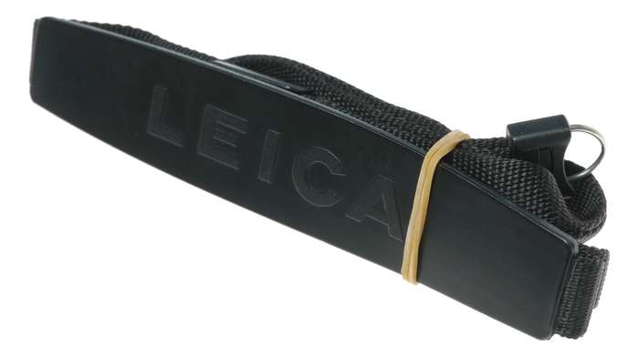 Leica SLR Black Embossed Camera Strap Nylon Neck Strap