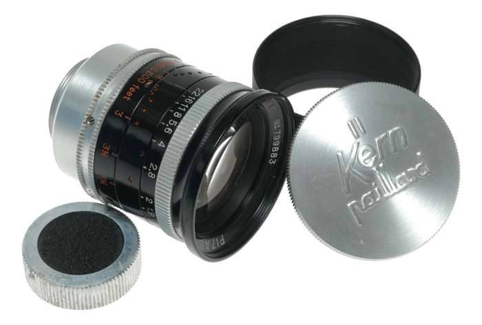 Kern-Paillard Pizar 50mm f/1.8 Cine Lens C-Mount Bolex H16 RX Switar