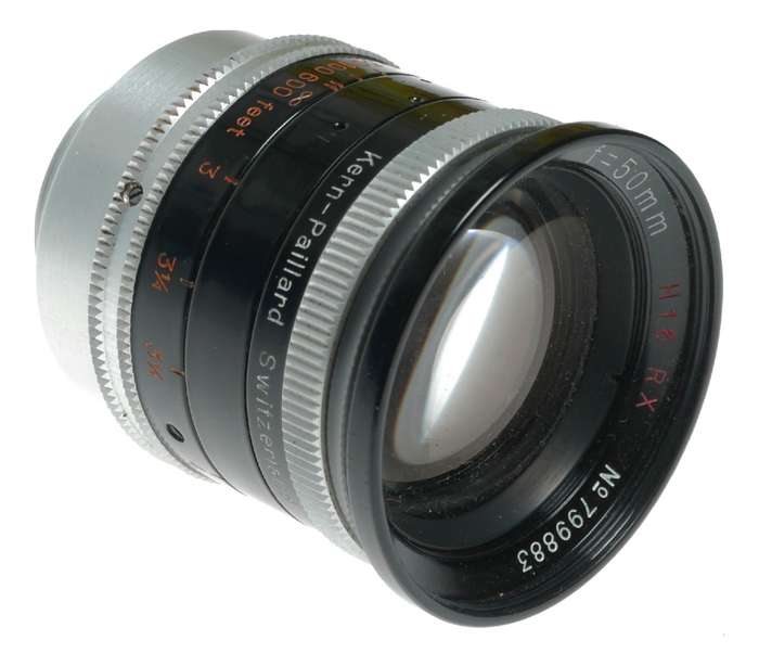Kern-Paillard Pizar 50mm f/1.8 Cine Lens C-Mount Bolex H16 RX Switar