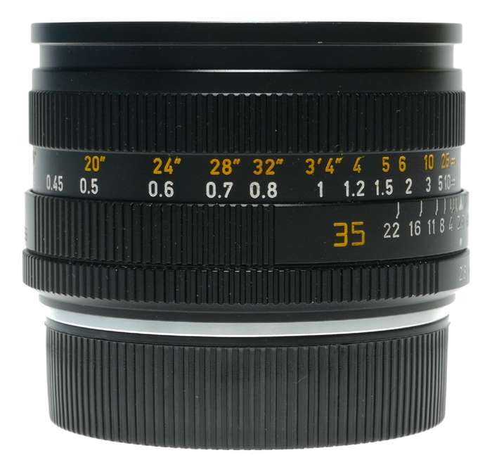 Leica Elmarit-R 35mm SLR f/2.8 3-Cam Lens caps case