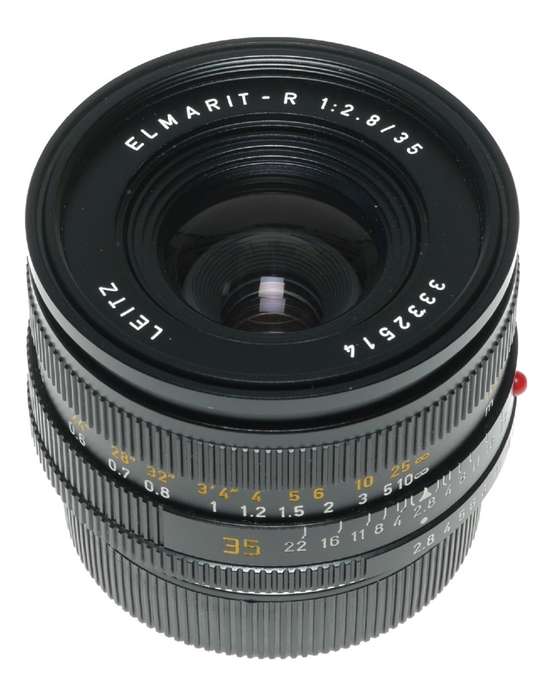 Leica Elmarit-R 35mm SLR f/2.8 3-Cam Lens caps case