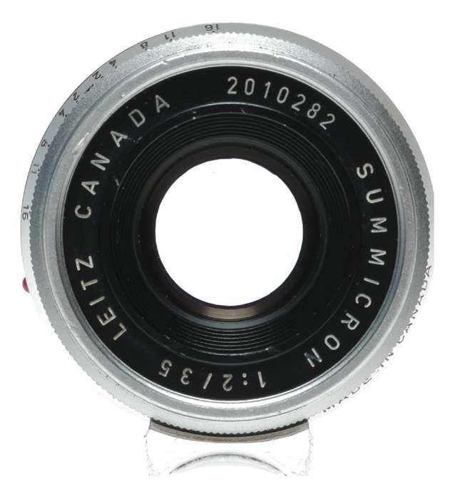 Leica Summicron 1:2/35mm f/2 M lens 8-Element Silver vintage