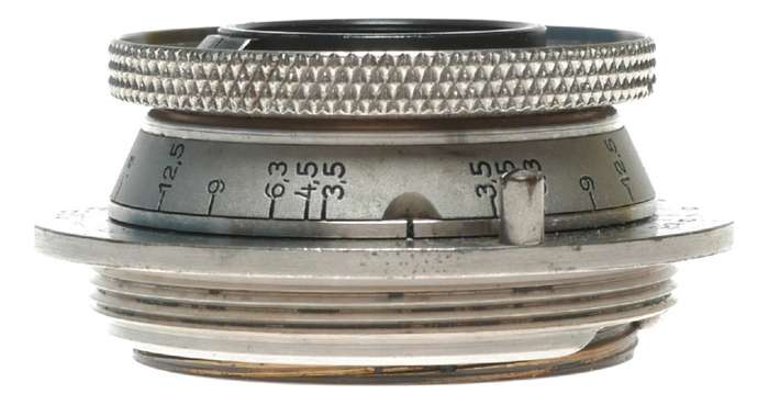Leitz Elmar 3.5cm f/3.5 LTM M39 Lens Nickle clean rare